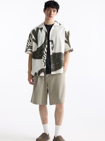 Comfort fit Camicia di Pull&Bear in bianco