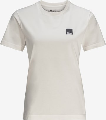 JACK WOLFSKIN Functioneel shirt in Wit: voorkant