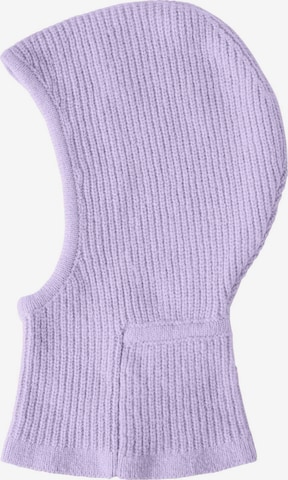 BabyMocs Beanie in Purple: front