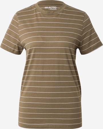 SELECTED Shirts 'SLFJESSY' i grøn: forside