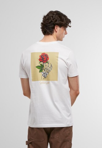 MT Men T-Shirt 'Wasted Youth' in Weiß: Vorderseite