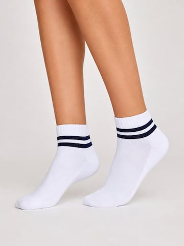 sockenkauf24 Athletic Socks in White