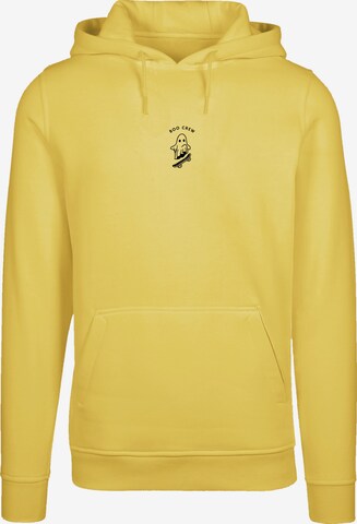 Sweat-shirt 'Boo Crew Halloween' F4NT4STIC en jaune : devant