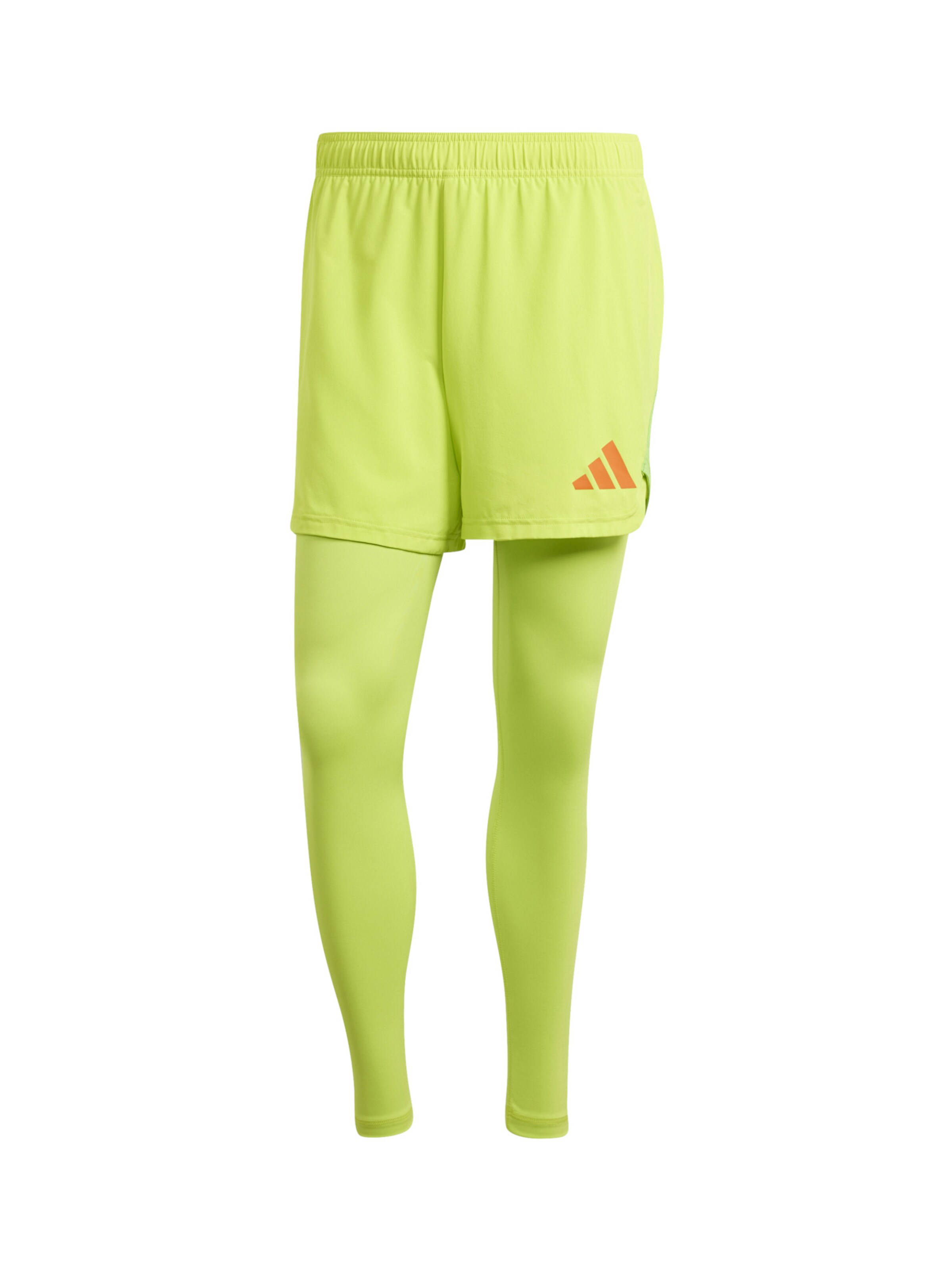 ADIDAS PERFORMANCE Sporthose in Gelb: Vorderseite