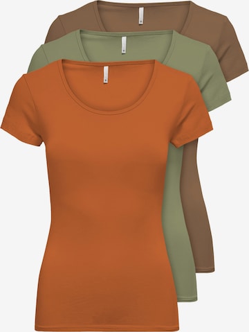 ONLY Shirt in Brown: front