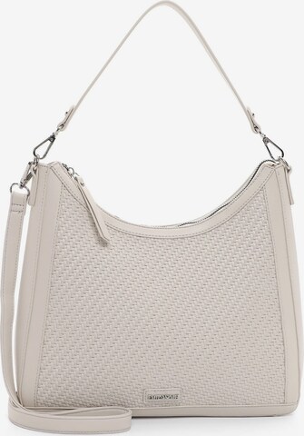 Borsa a sacco ' E&N Brenda ' di Emily & Noah in grigio: frontale