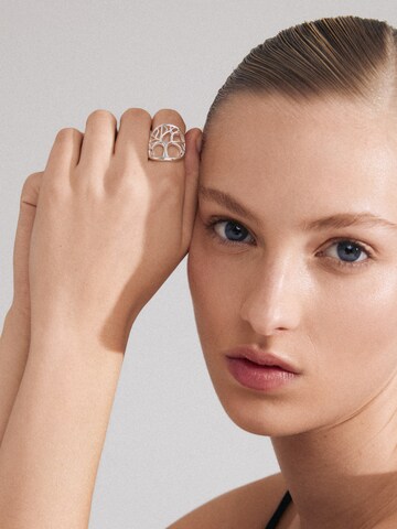 Pilgrim Ring 'Alia' i silver: framsida
