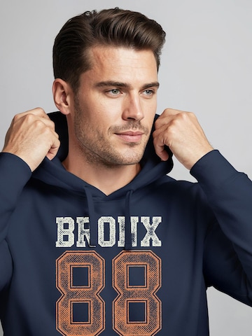 Neverless Sweatshirt 'Bronx New York' in Blue