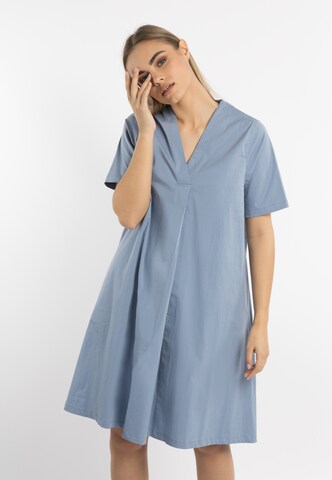 DreiMaster Klassik Dress in Blue: front