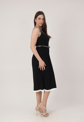 Abito in maglia di Elara in rosso