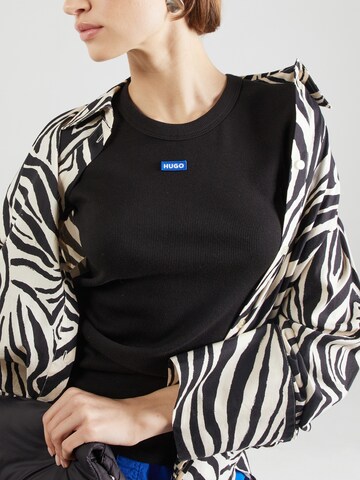HUGO T-Shirt 'Easy' in Schwarz