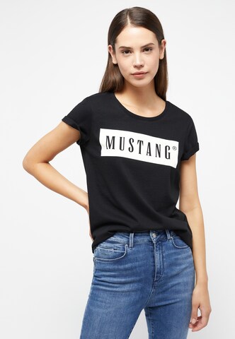 MUSTANG T-Shirt 'Alma' in Schwarz: predná strana