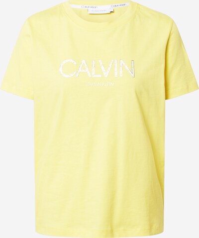 Calvin Klein Shirt in gelb / silber / weiß, Produktansicht