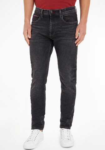 TOMMY HILFIGER Slimfit Jeans in Zwart: voorkant