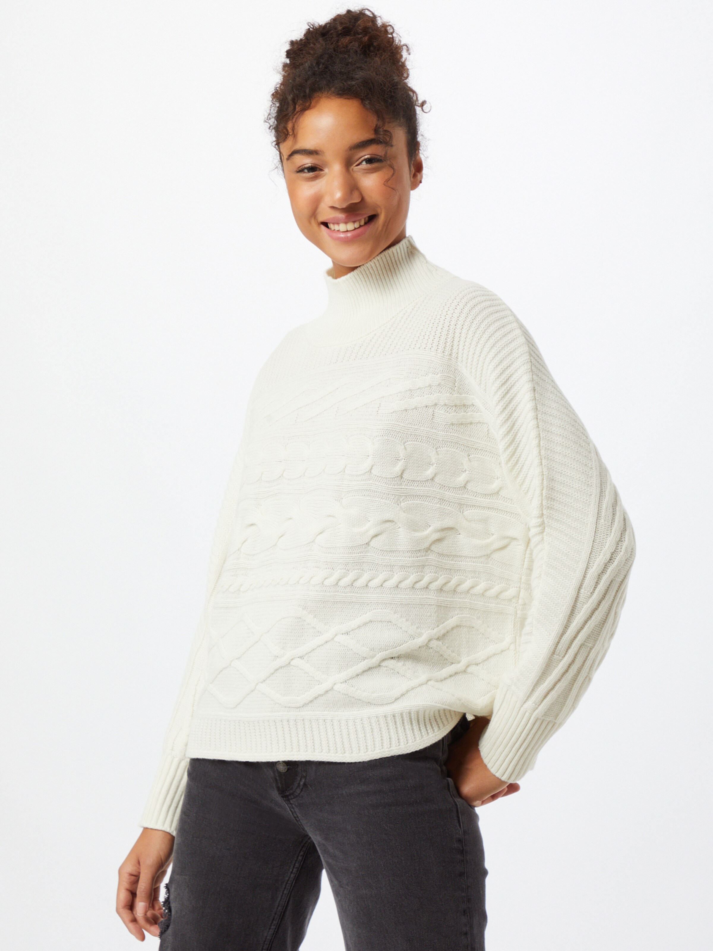 UNITED COLORS OF BENETTON Trui in Wit | ABOUT YOU United Colors of Benetton trui met staande kraag online bij
