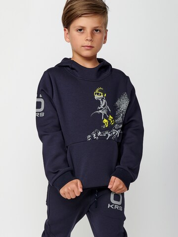 Sweat KOROSHI en bleu : devant