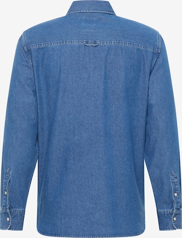 MUSTANG Comfort fit Overhemd in Blauw