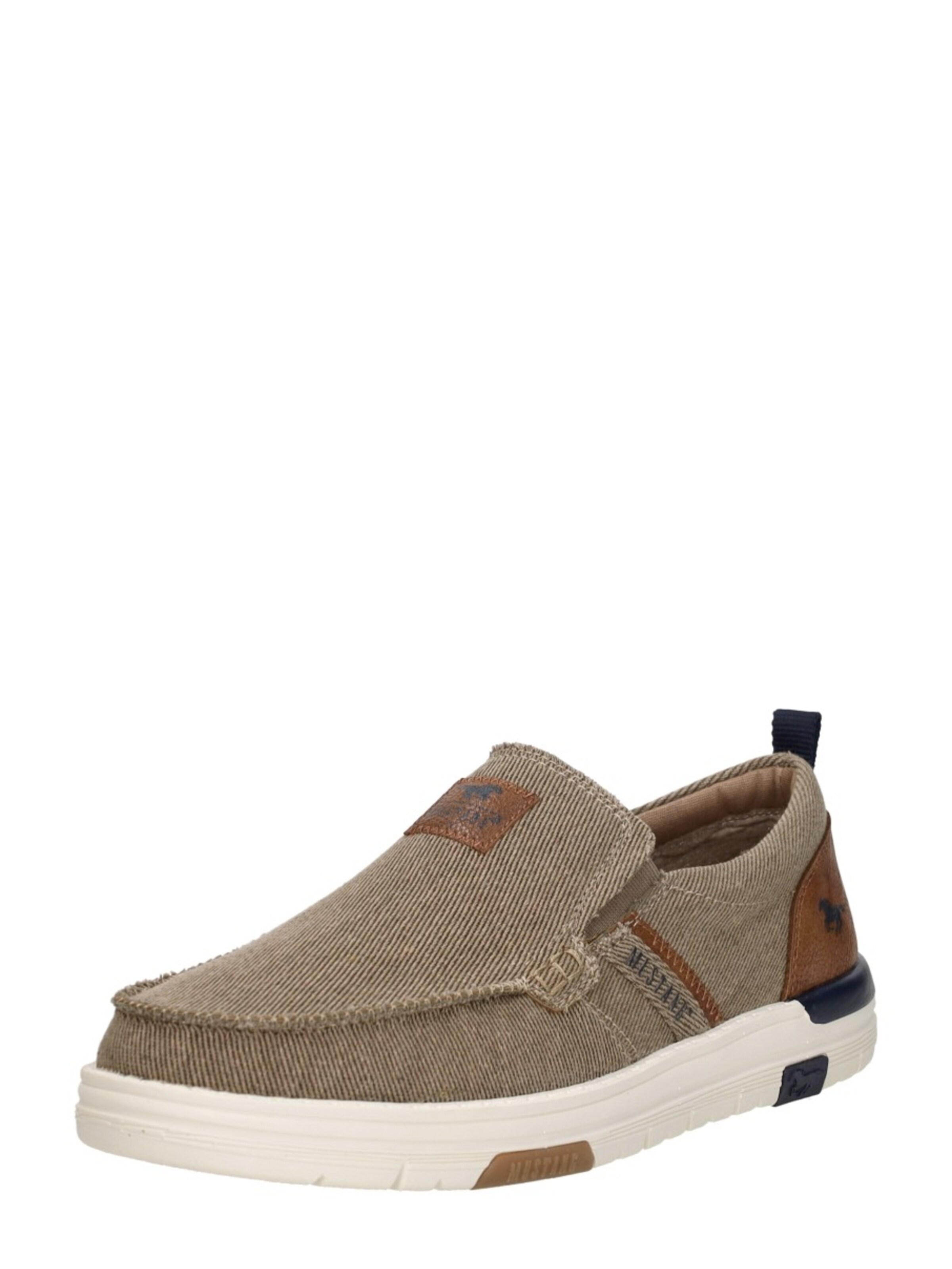 MUSTANG Slipper 'Sneakers Laag'‌‌‌‌‌ in Beige
