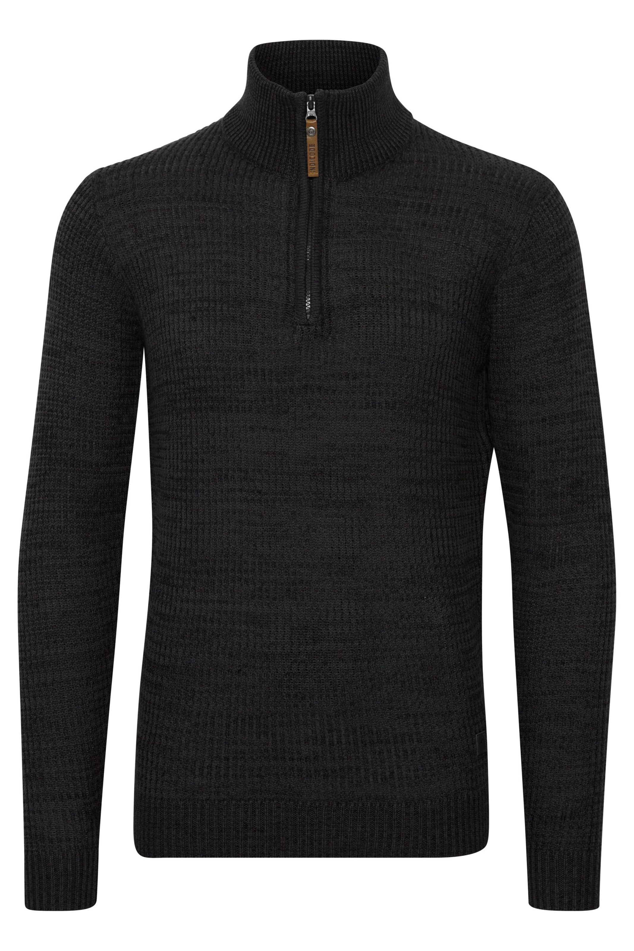 INDICODE JEANS - Jersey 'Valero' en negro: frente