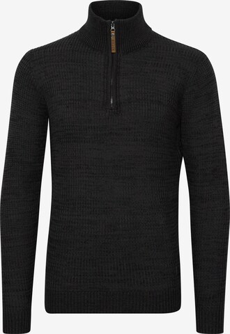 INDICODE JEANS Sweater 'Idvalero' in Black: front
