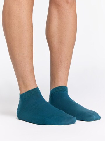 Albero Natur Ankle Socks 'Bio-Baumwoll-Sneakersocken Unisex - 6er Pack' in Blue