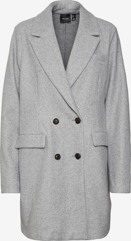 VERO MODA Between-seasons coat 'VINCE AURA' in Grey: front