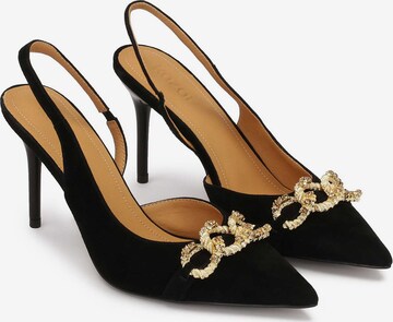 Kazar Slingback Pumps in Black