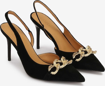 Kazar Slingpumps in Schwarz