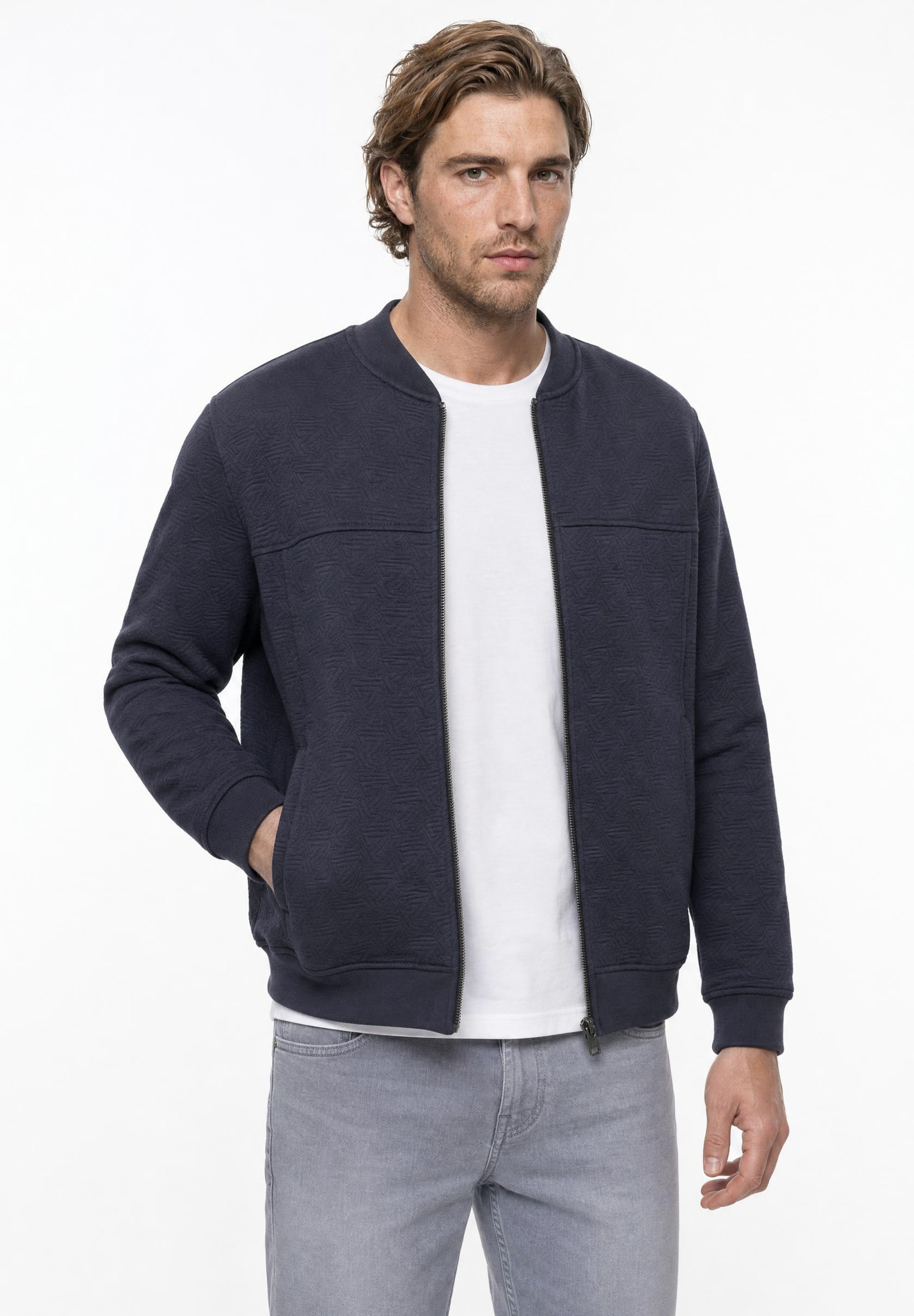 Street One MEN Übergangsjacke in Blau: Vorderseite