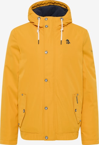 Schmuddelwedda Between-Season Jacket in Yellow: front