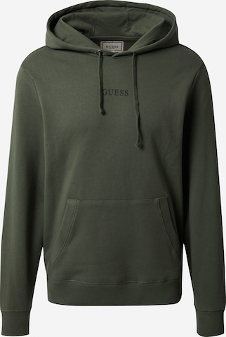 GUESS Sweatshirt 'Roy' in Green: front