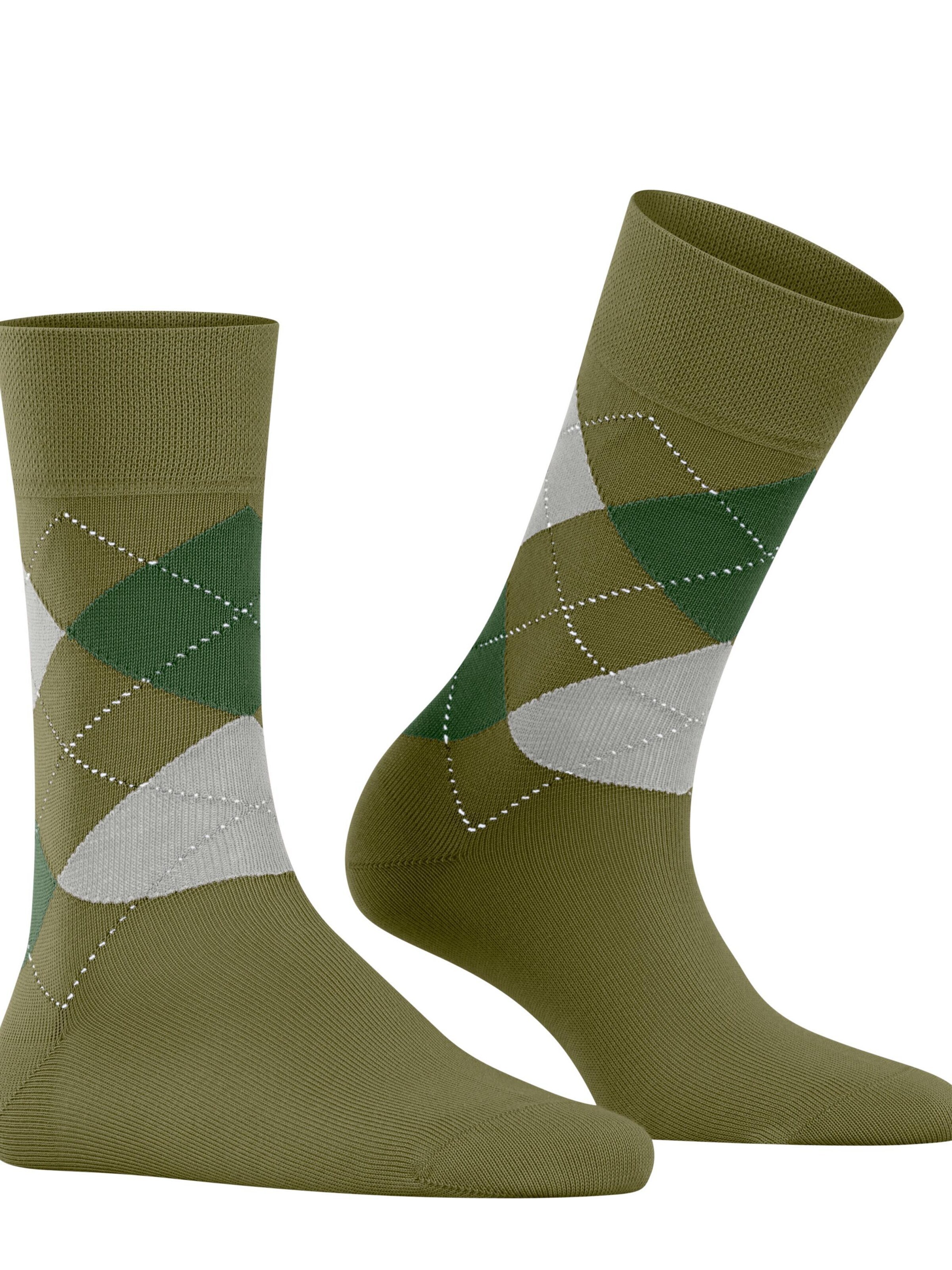 FALKE Socken 'Sensitive Argyle'‌‌‌‌‌ in Grün
