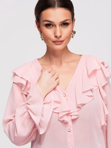 Ombre - Blusa en rosa