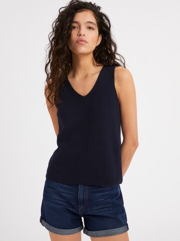 ARMEDANGELS Top 'Wilmaa' in Blau: Vorderseite