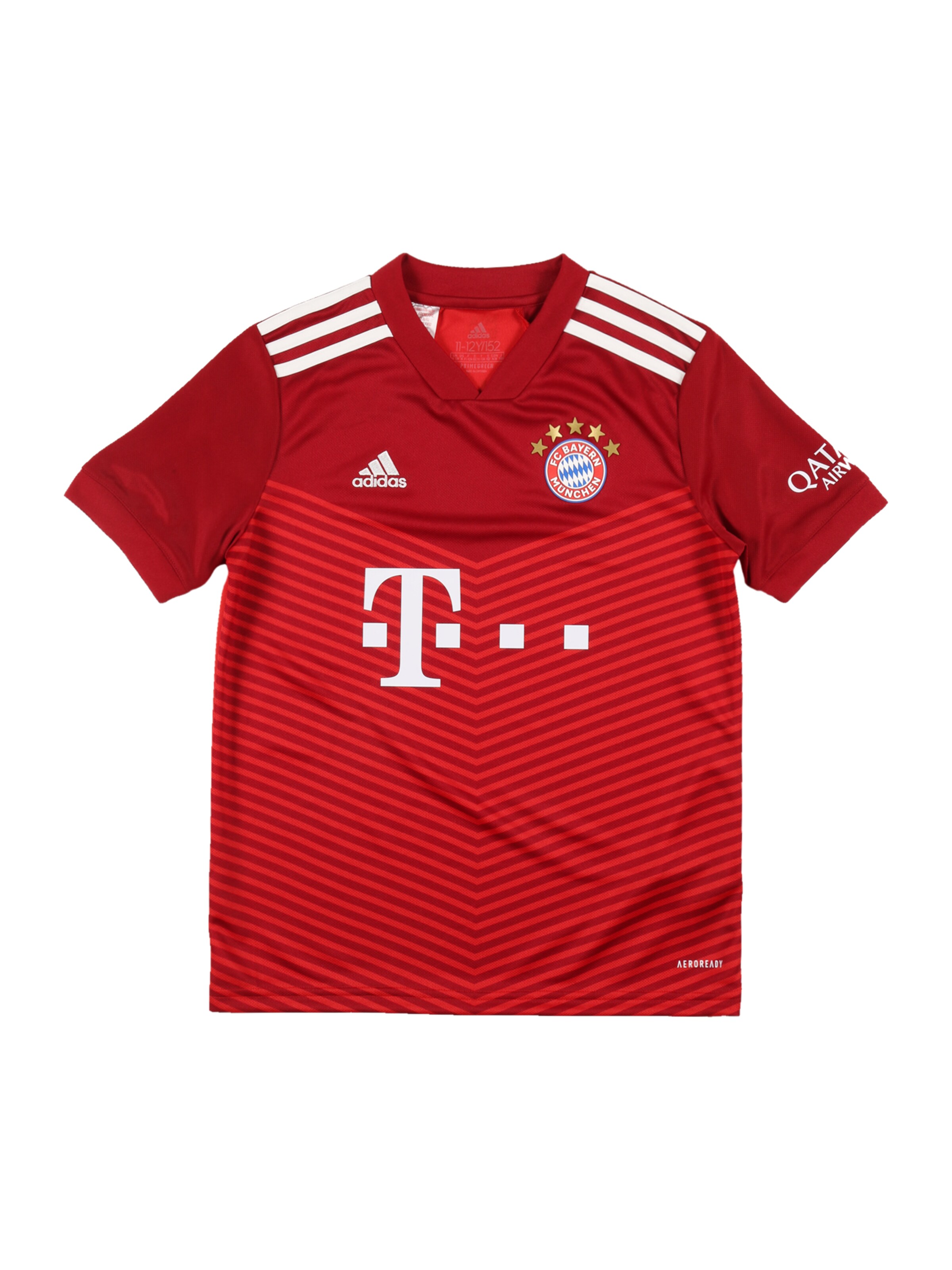 Fille T-Shirt fonctionnel FC Bayern 21/22 ADIDAS PERFORMANCE en Rouge 