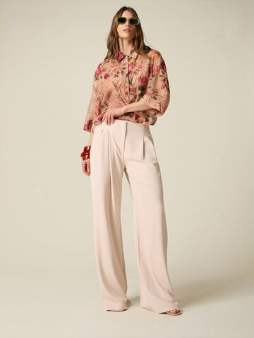 oltre - Ropa ancha Pantalón en beige