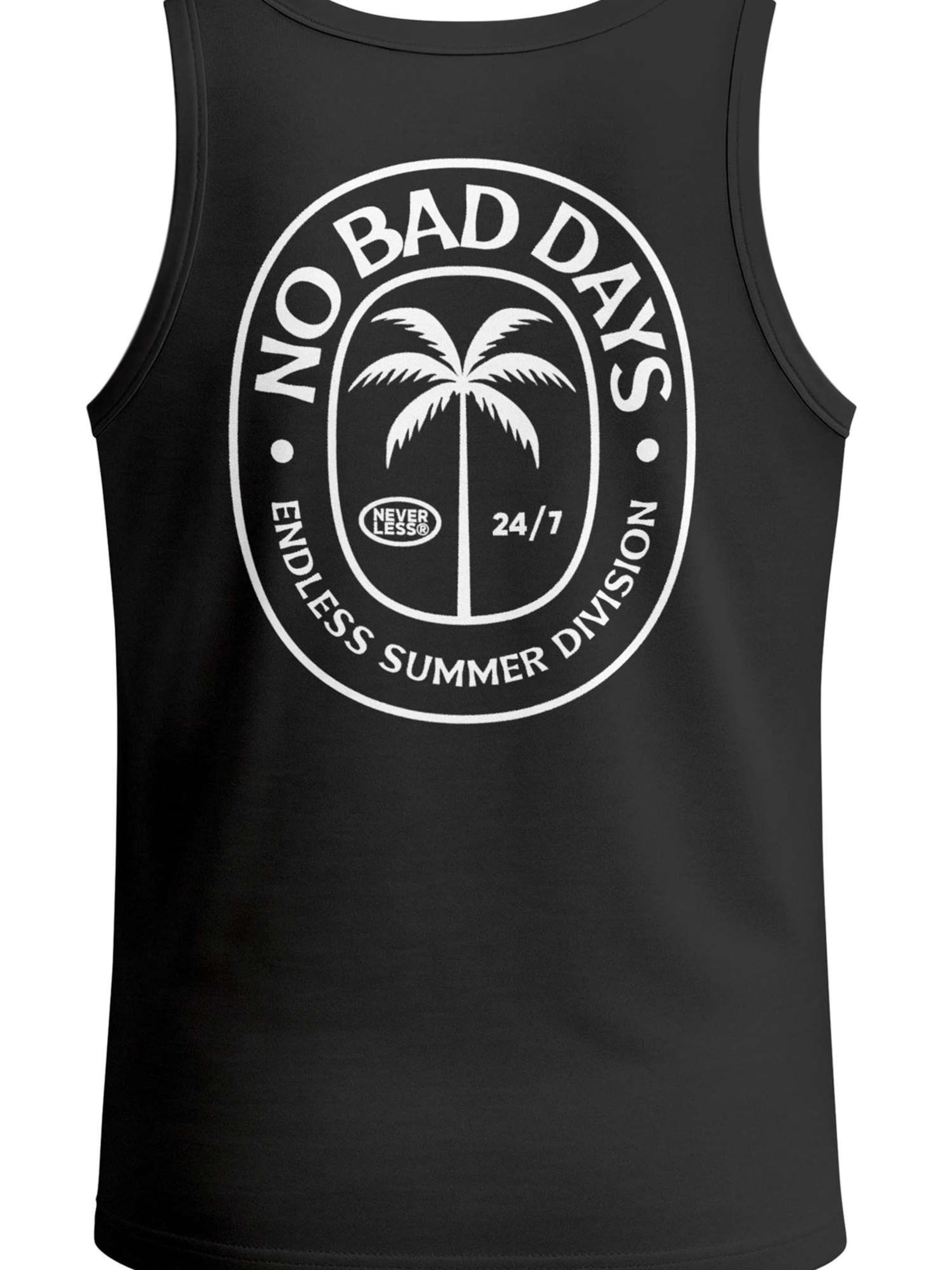 Neverless Shirt 'No Bad Days' in Black