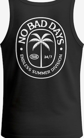 Neverless Shirt 'No Bad Days' in Black: front