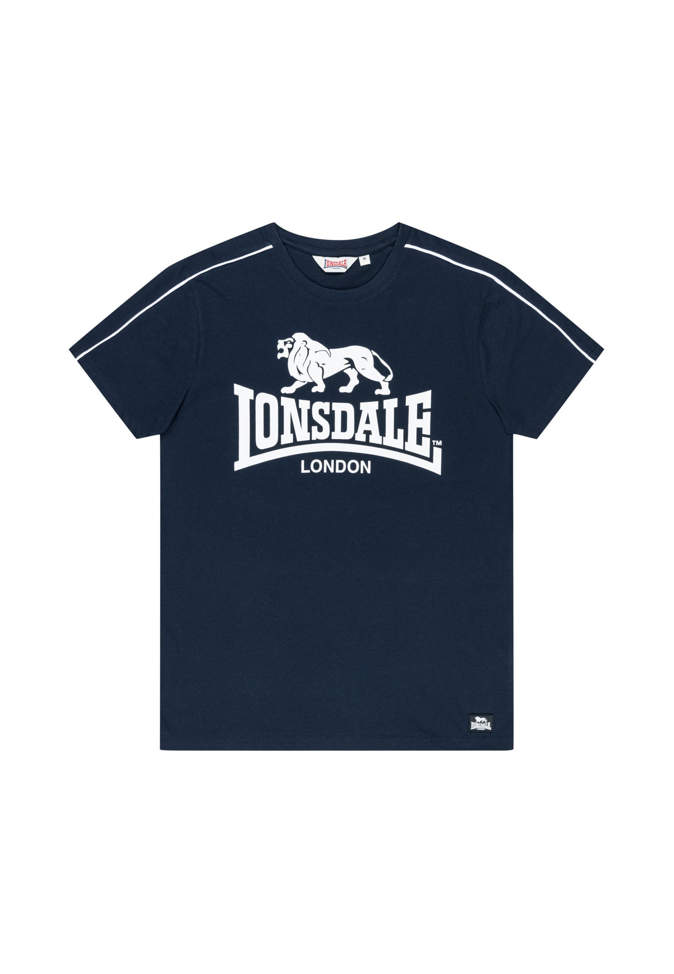Lonsdale London Koszulka 'Ruislip' w kolorze niebieski: przód