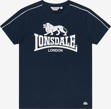 Lonsdale London Koszulka 'Ruislip' w kolorze niebieski: przód