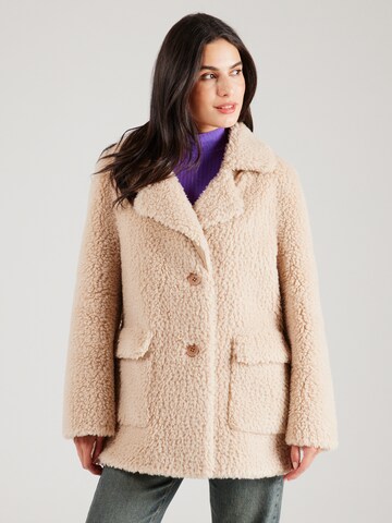 Sisley Winter coat 'HEAVY' in Beige: front