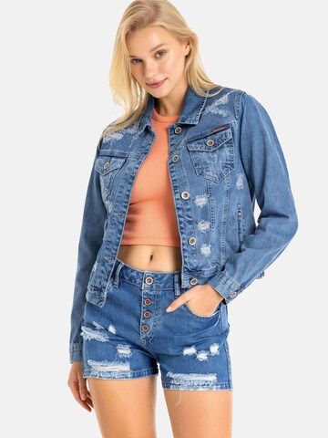 CIPO & BAXX Jeansjacke in Blau