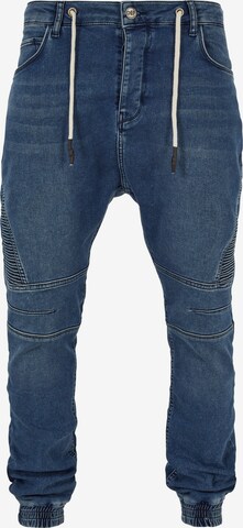 DEF Tapered Jeans 'Anti' in Blue: front