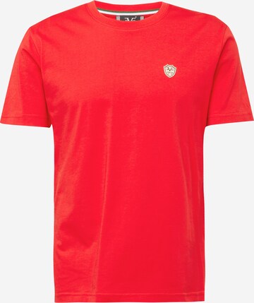 T-Shirt 'Injection' 19V69 ITALIA en rouge : devant