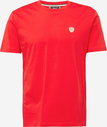19V69 ITALIA T-shirt 'Injection' i röd: framsida