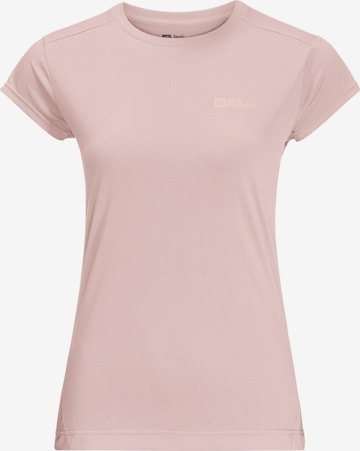 JACK WOLFSKIN Performance Shirt in Pink: front