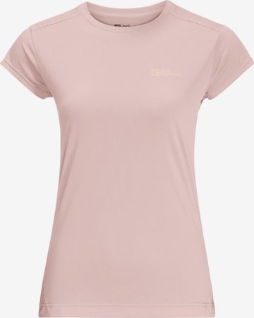 JACK WOLFSKIN Functioneel shirt in Roze: voorkant