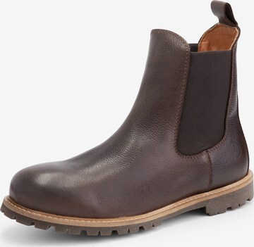 Chelsea Boots 'Leikanger' Travelin en marron : devant