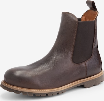 Travelin Chelsea Boots 'Leikanger' in Brown: front