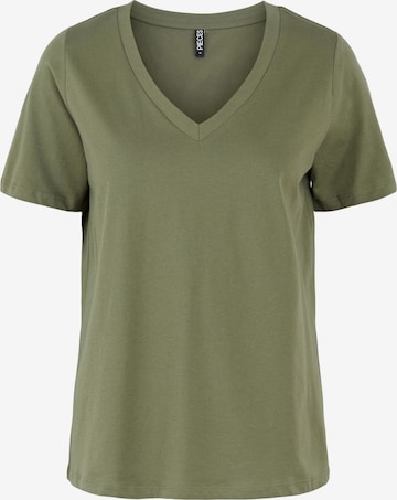 PIECES - Camiseta 'Ria' en verde: frente